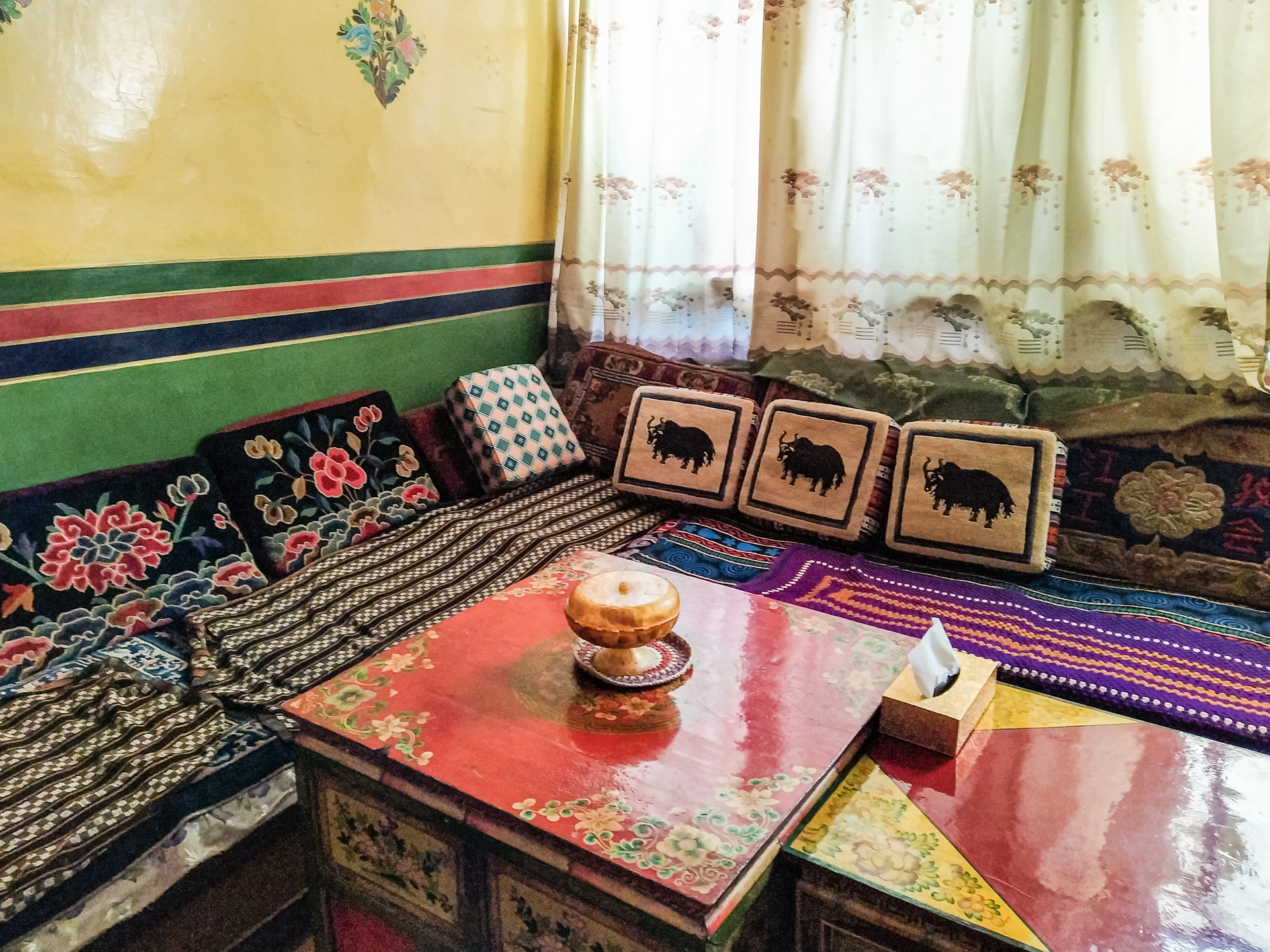 Gyantse Tibetisches Wohnhaus